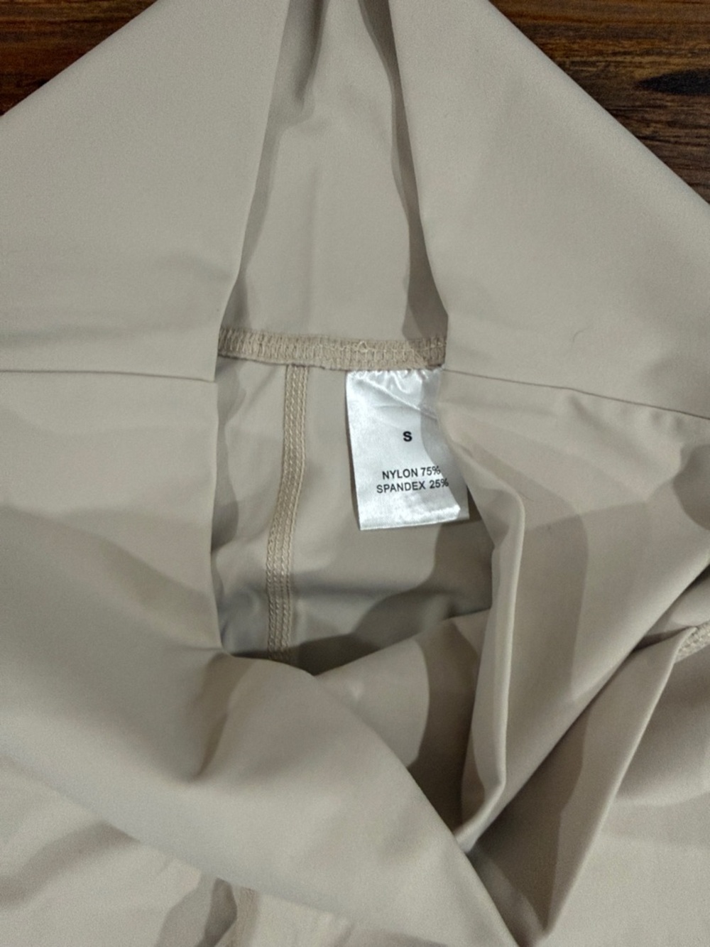 Cream High-Waist Flared Yoga Pants - Picture 2 of 4